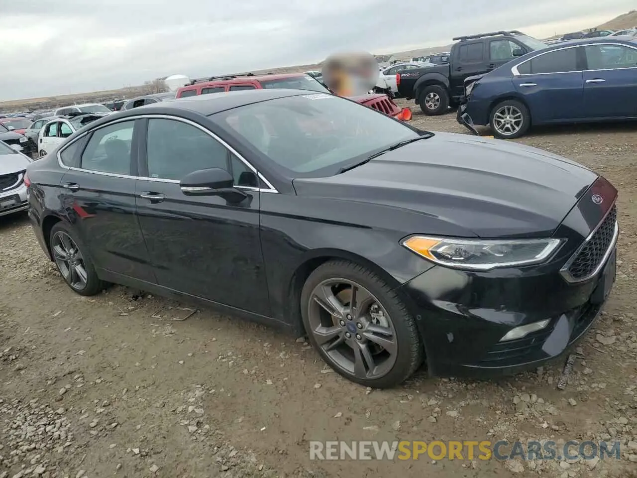 4 Photograph of a damaged car 3FA6P0VP8KR199397 FORD FUSION 2019