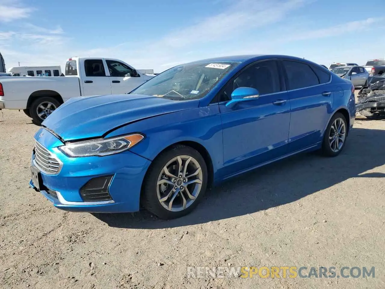 1 Photograph of a damaged car 3FA6P0CD0LR188310 FORD FUSION 2020