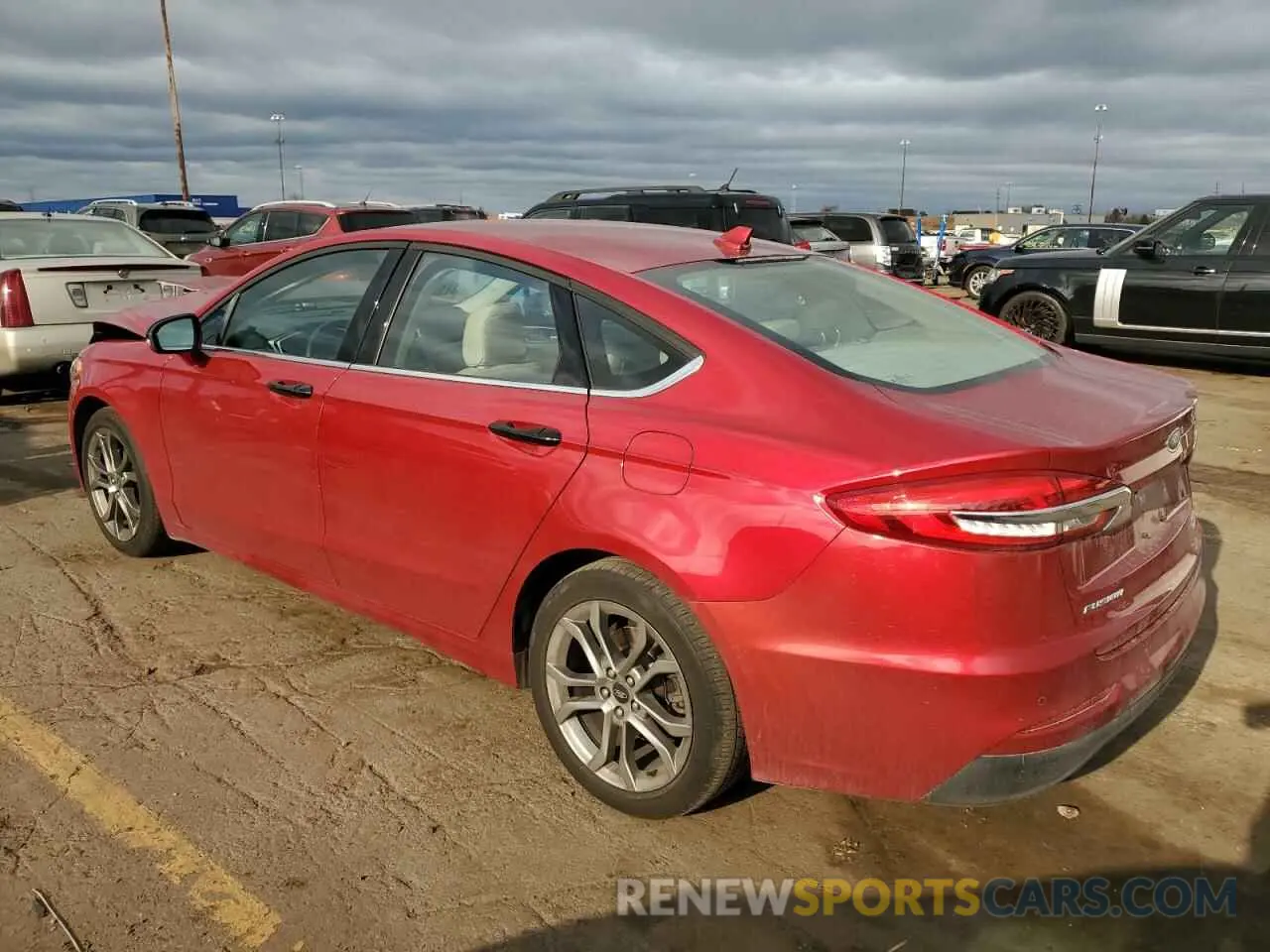 2 Photograph of a damaged car 3FA6P0CD2LR129484 FORD FUSION 2020