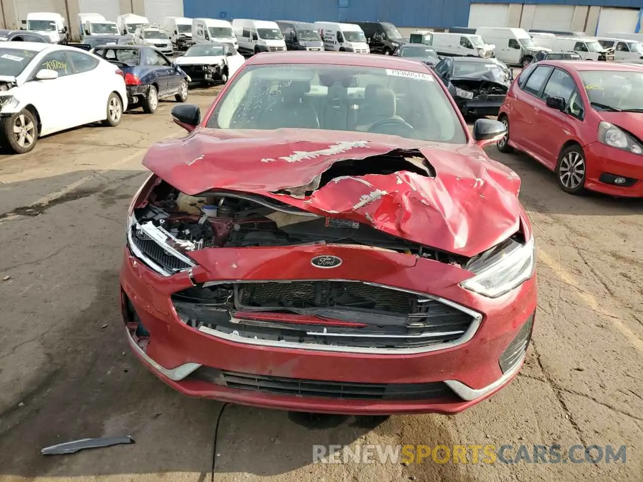 5 Photograph of a damaged car 3FA6P0CD2LR129484 FORD FUSION 2020