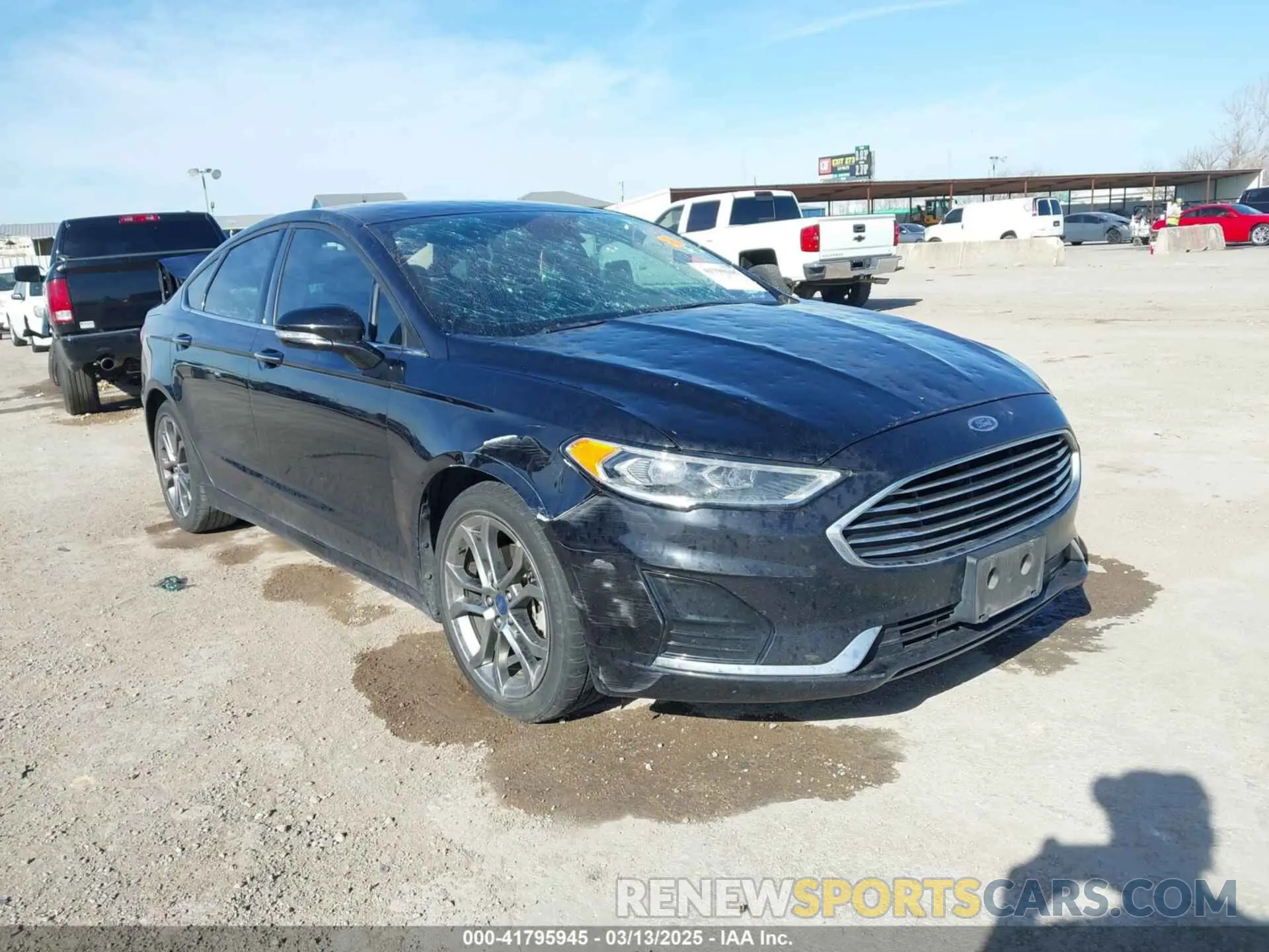 1 Photograph of a damaged car 3FA6P0CD4LR169372 FORD FUSION 2020