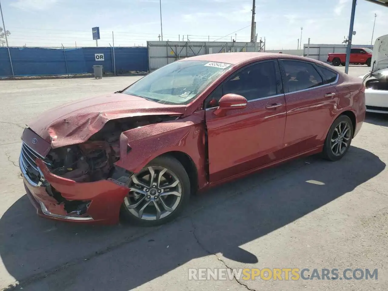 1 Photograph of a damaged car 3FA6P0CD5LR195737 FORD FUSION 2020