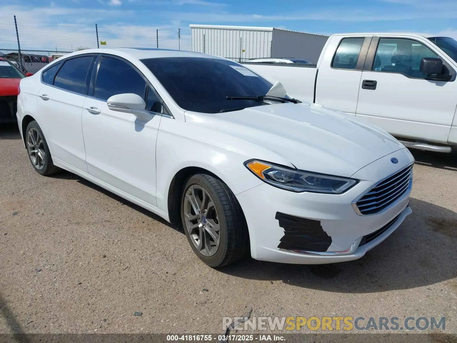 1 Photograph of a damaged car 3FA6P0CD6LR131738 FORD FUSION 2020