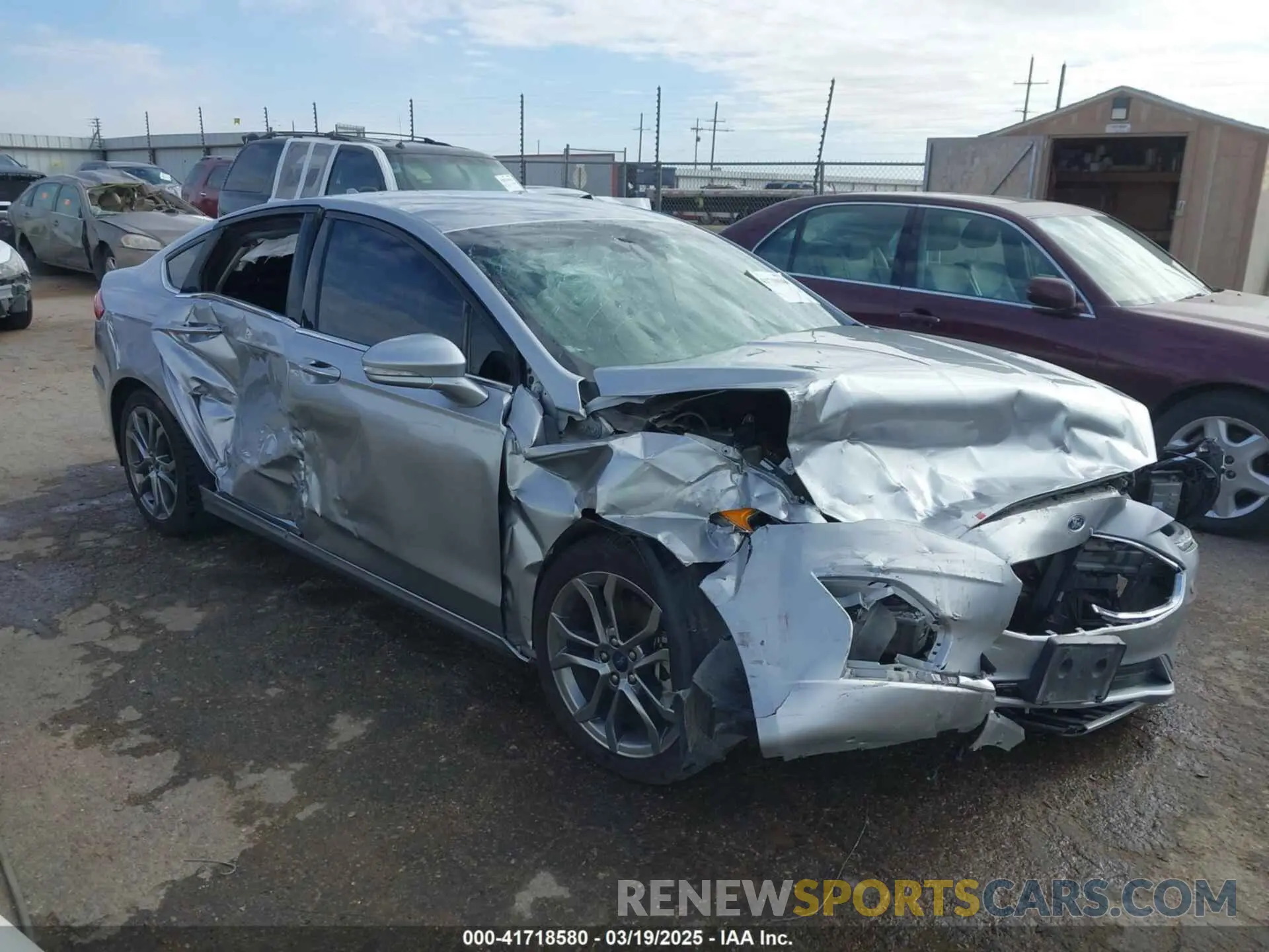 1 Photograph of a damaged car 3FA6P0CD7LR177367 FORD FUSION 2020