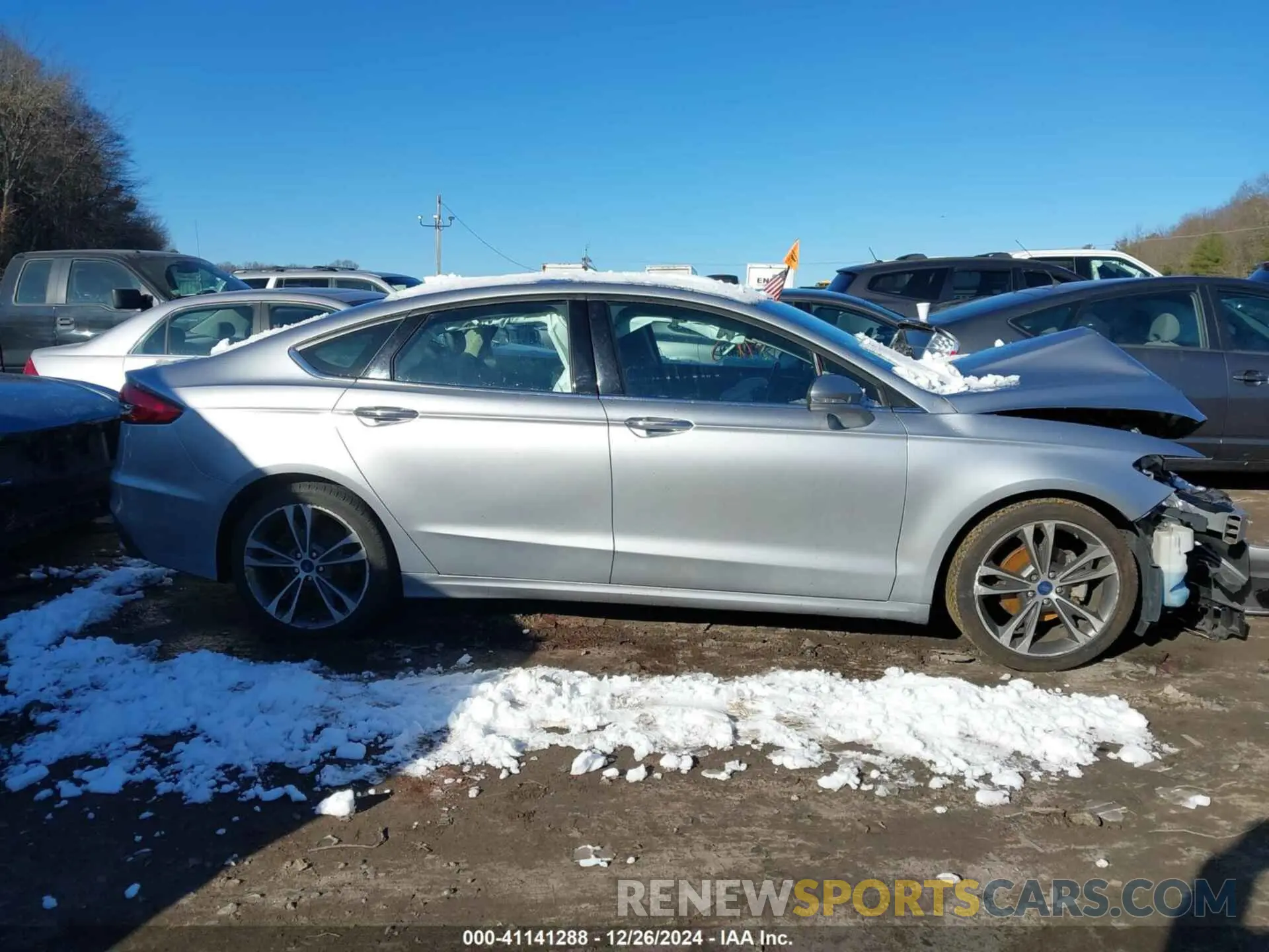 14 Photograph of a damaged car 3FA6P0CDXLR174107 FORD FUSION 2020