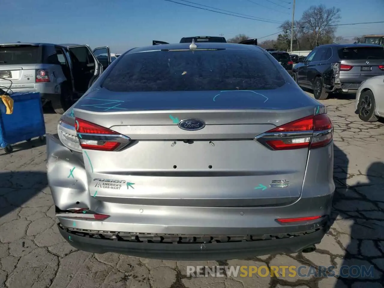 6 Photograph of a damaged car 3FA6P0CDXLR207655 FORD FUSION 2020