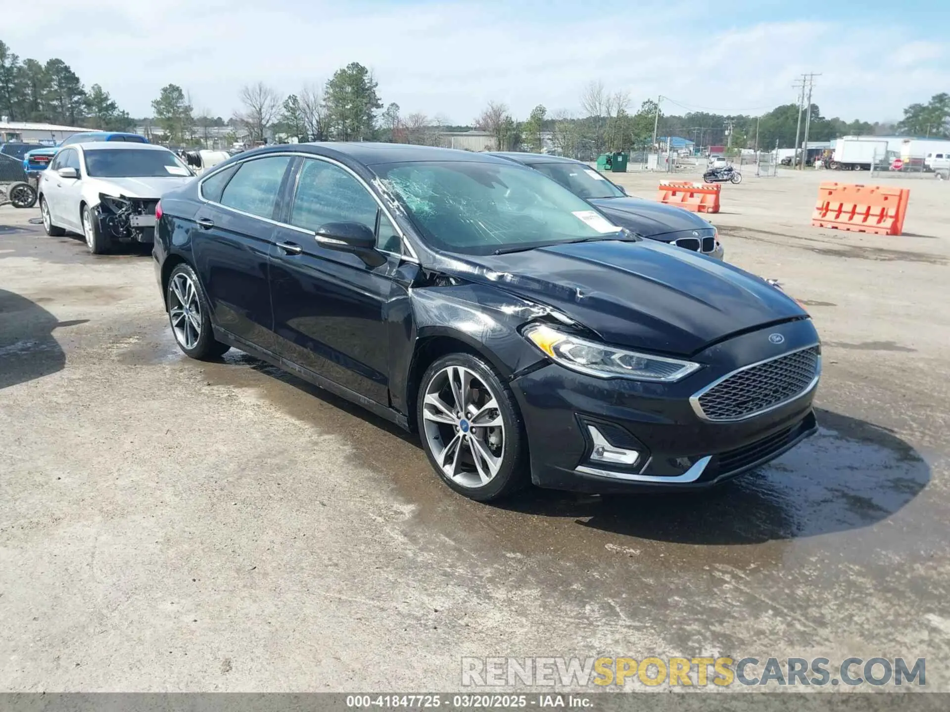 1 Photograph of a damaged car 3FA6P0D90LR137979 FORD FUSION 2020