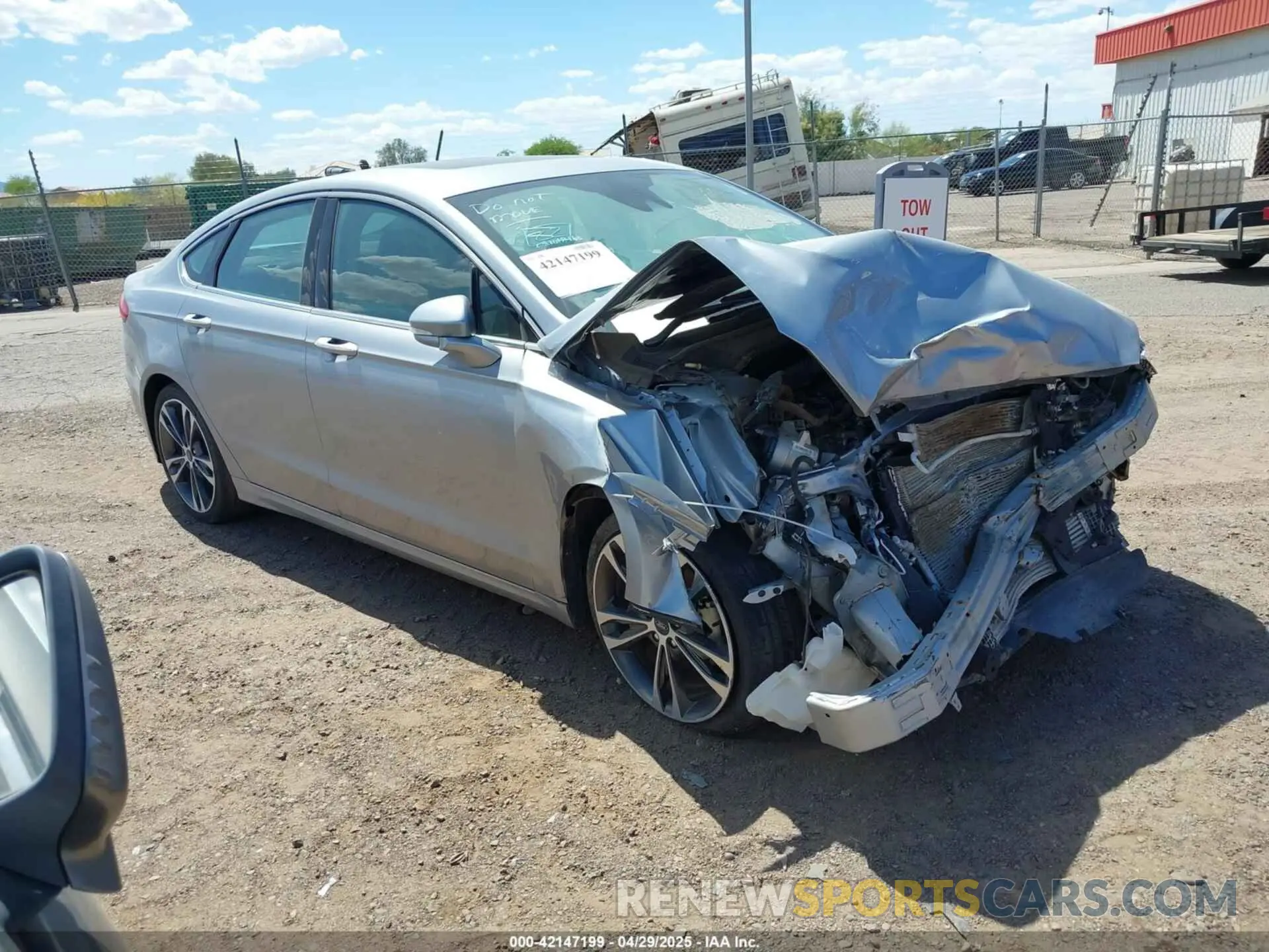1 Photograph of a damaged car 3FA6P0D92LR136722 FORD FUSION 2020