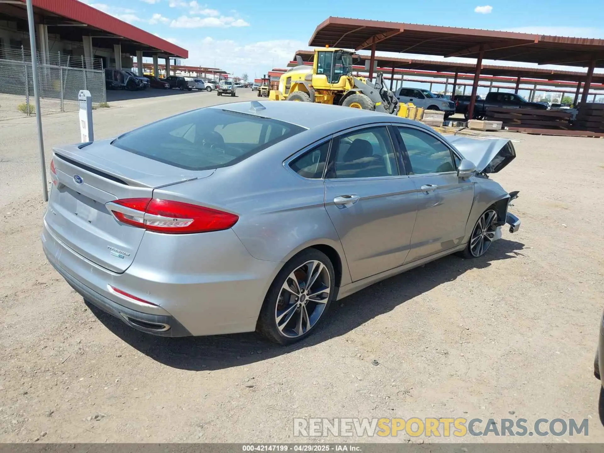4 Photograph of a damaged car 3FA6P0D92LR136722 FORD FUSION 2020