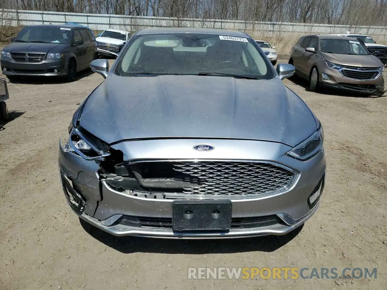 5 Photograph of a damaged car 3FA6P0D92LR192336 FORD FUSION 2020