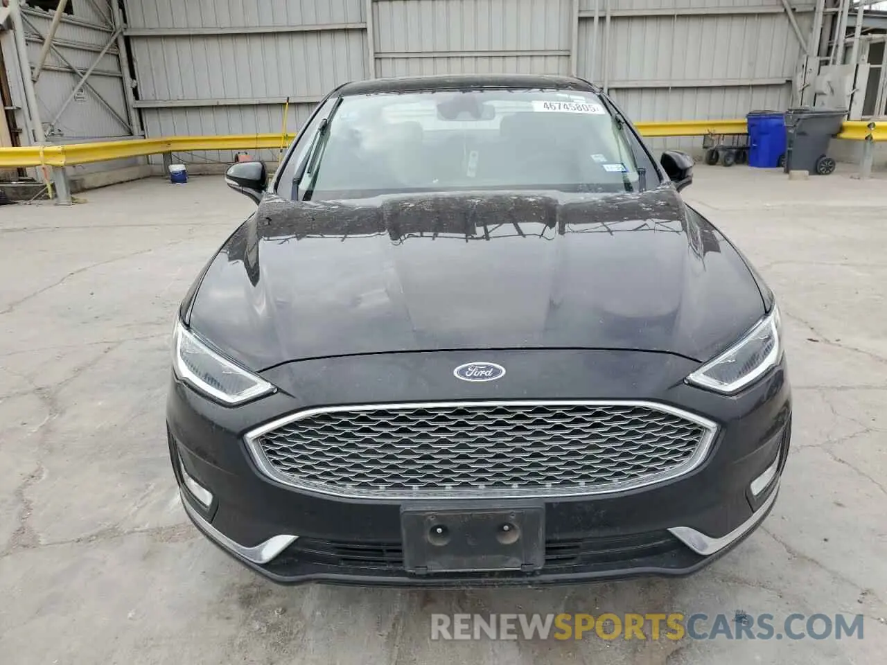 5 Photograph of a damaged car 3FA6P0D92LR202556 FORD FUSION 2020