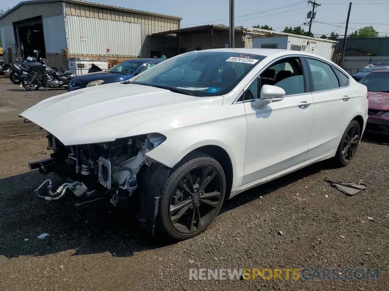 1 Photograph of a damaged car 3FA6P0D94LR115760 FORD FUSION 2020