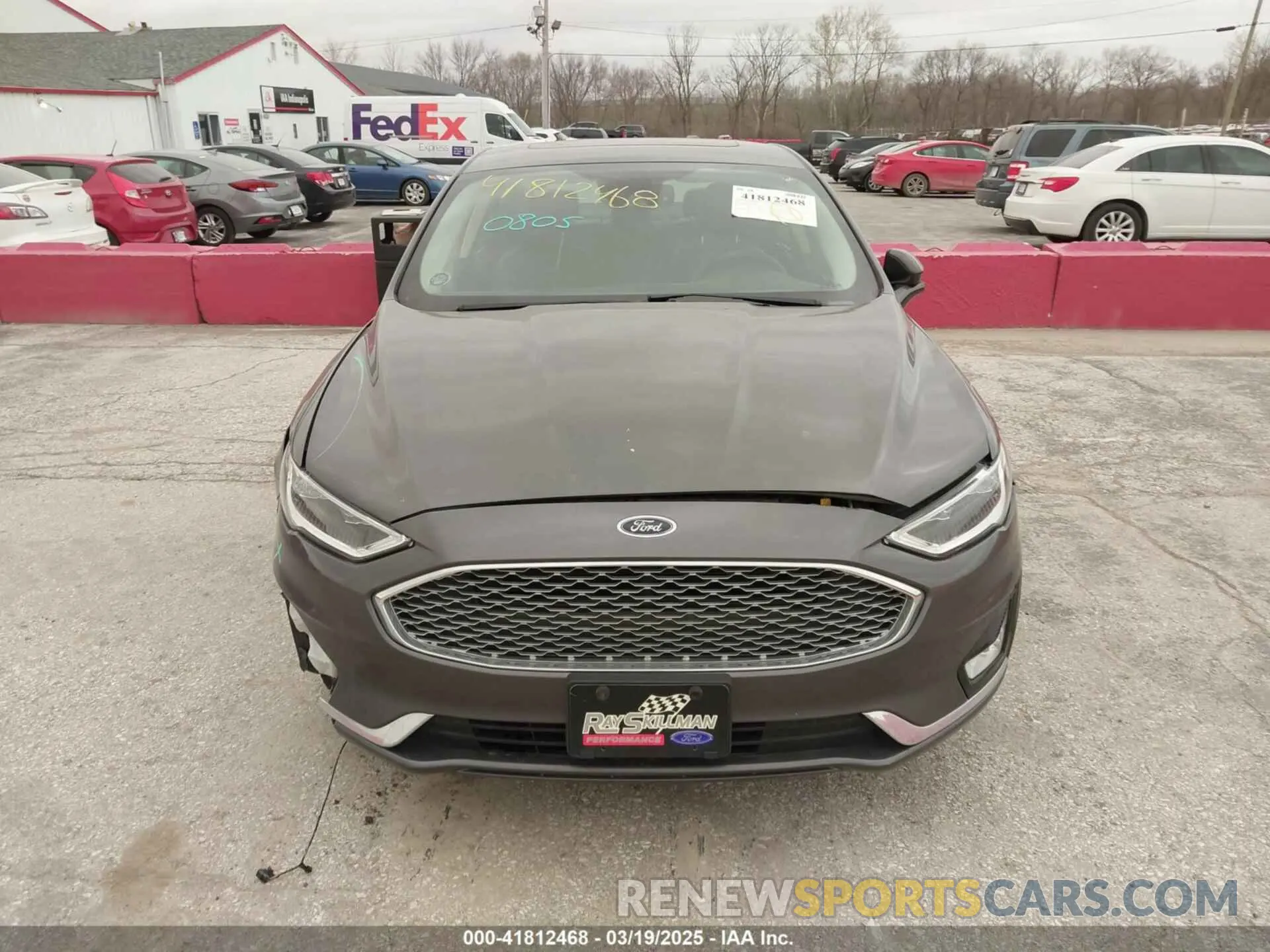 12 Photograph of a damaged car 3FA6P0D94LR138861 FORD FUSION 2020