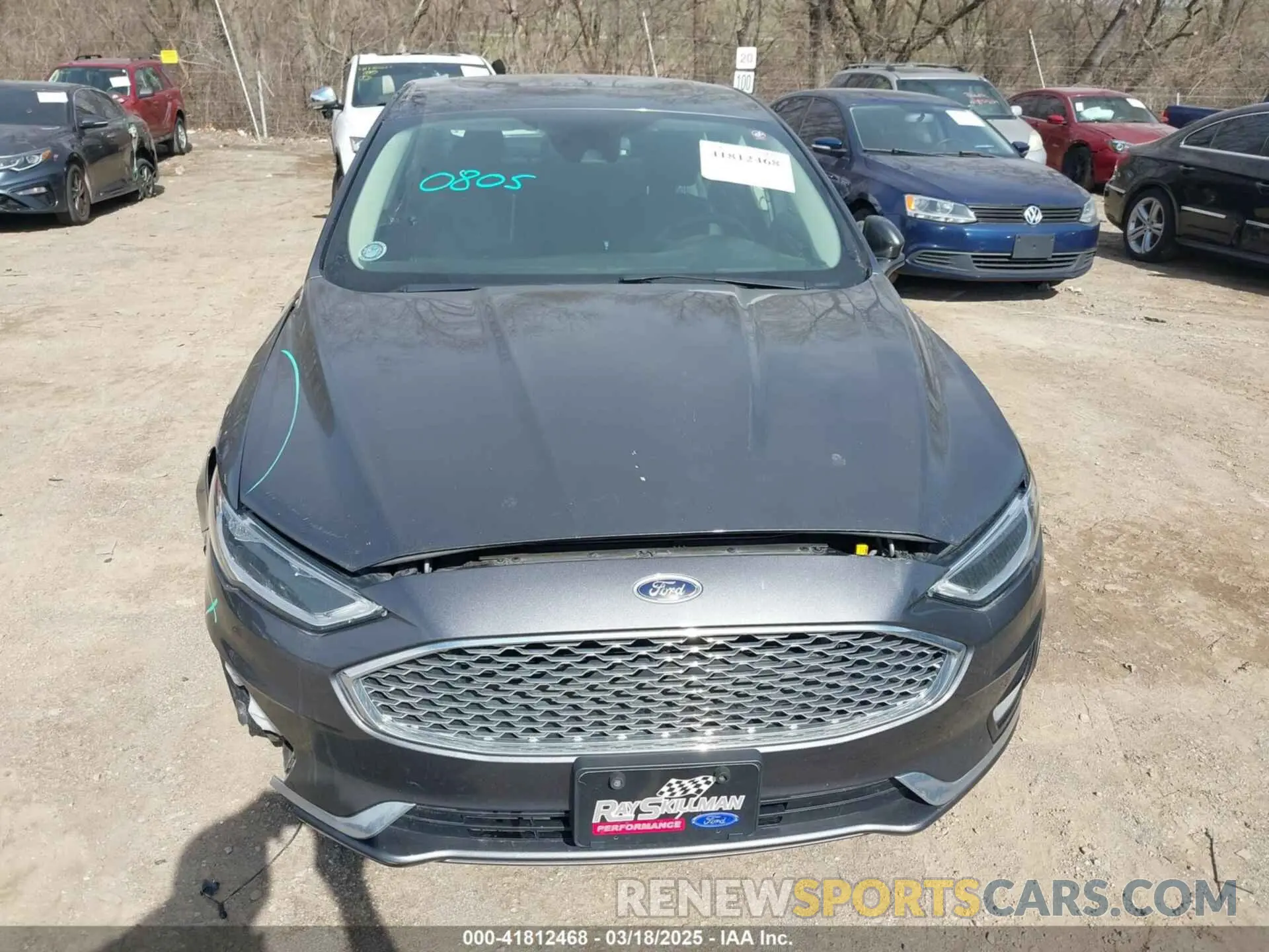 19 Photograph of a damaged car 3FA6P0D94LR138861 FORD FUSION 2020