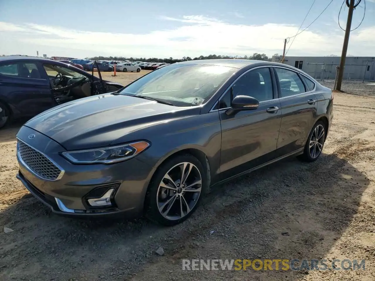 1 Photograph of a damaged car 3FA6P0D95LR137542 FORD FUSION 2020