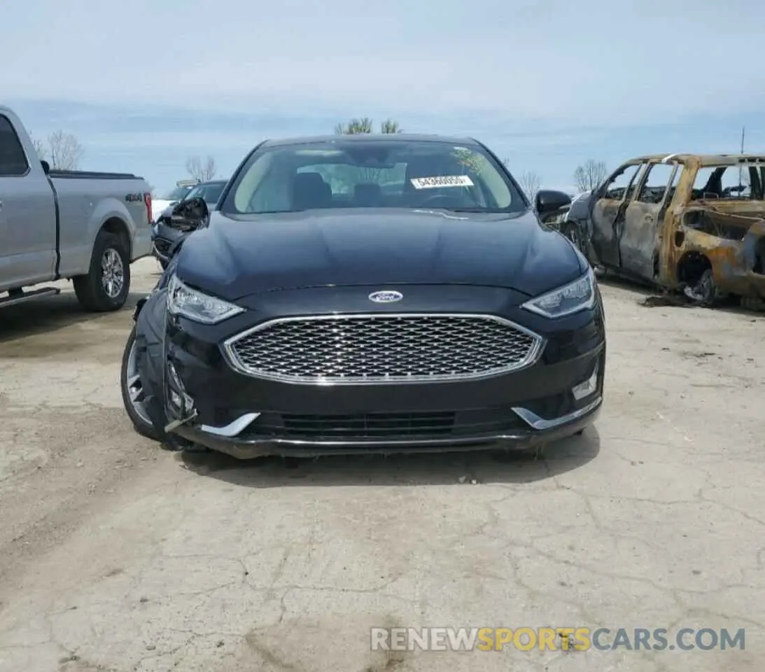 5 Photograph of a damaged car 3FA6P0D95LR193335 FORD FUSION 2020