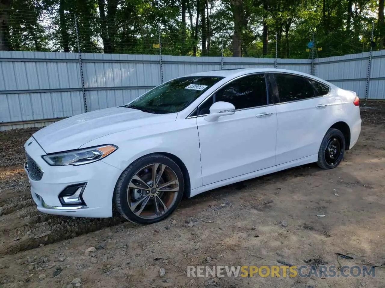 1 Photograph of a damaged car 3FA6P0D96LR152910 FORD FUSION 2020