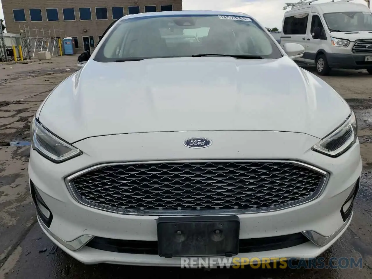 5 Photograph of a damaged car 3FA6P0D96LR175863 FORD FUSION 2020