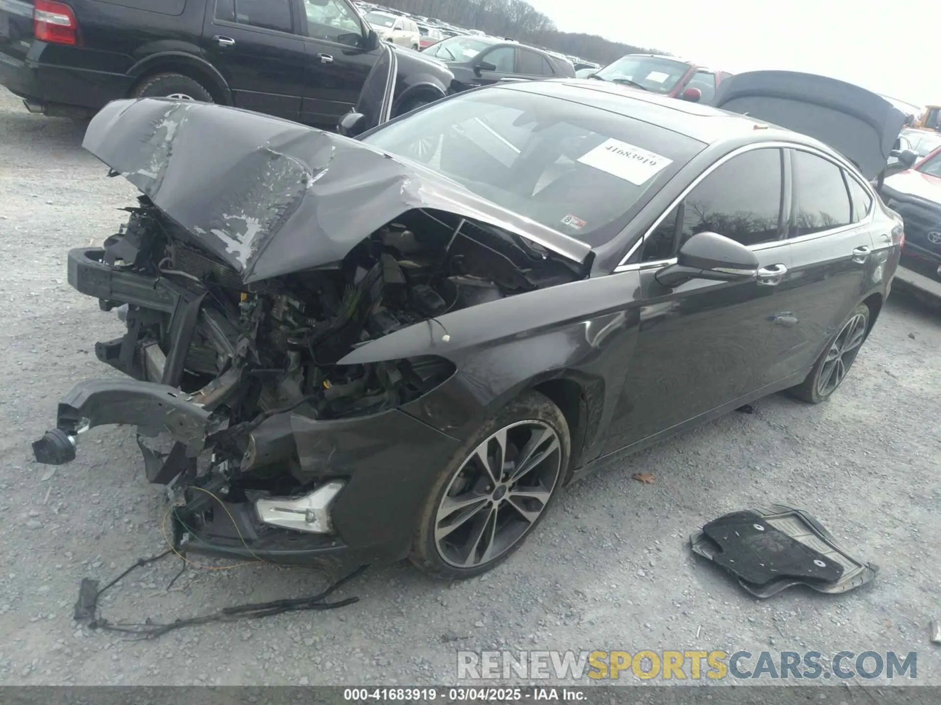 2 Photograph of a damaged car 3FA6P0D96LR205539 FORD FUSION 2020