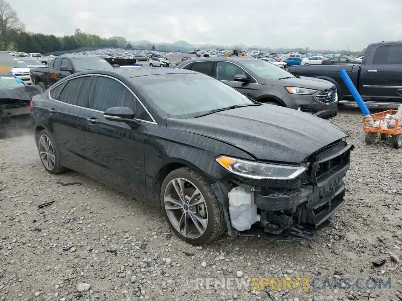 4 Photograph of a damaged car 3FA6P0D97LR205100 FORD FUSION 2020