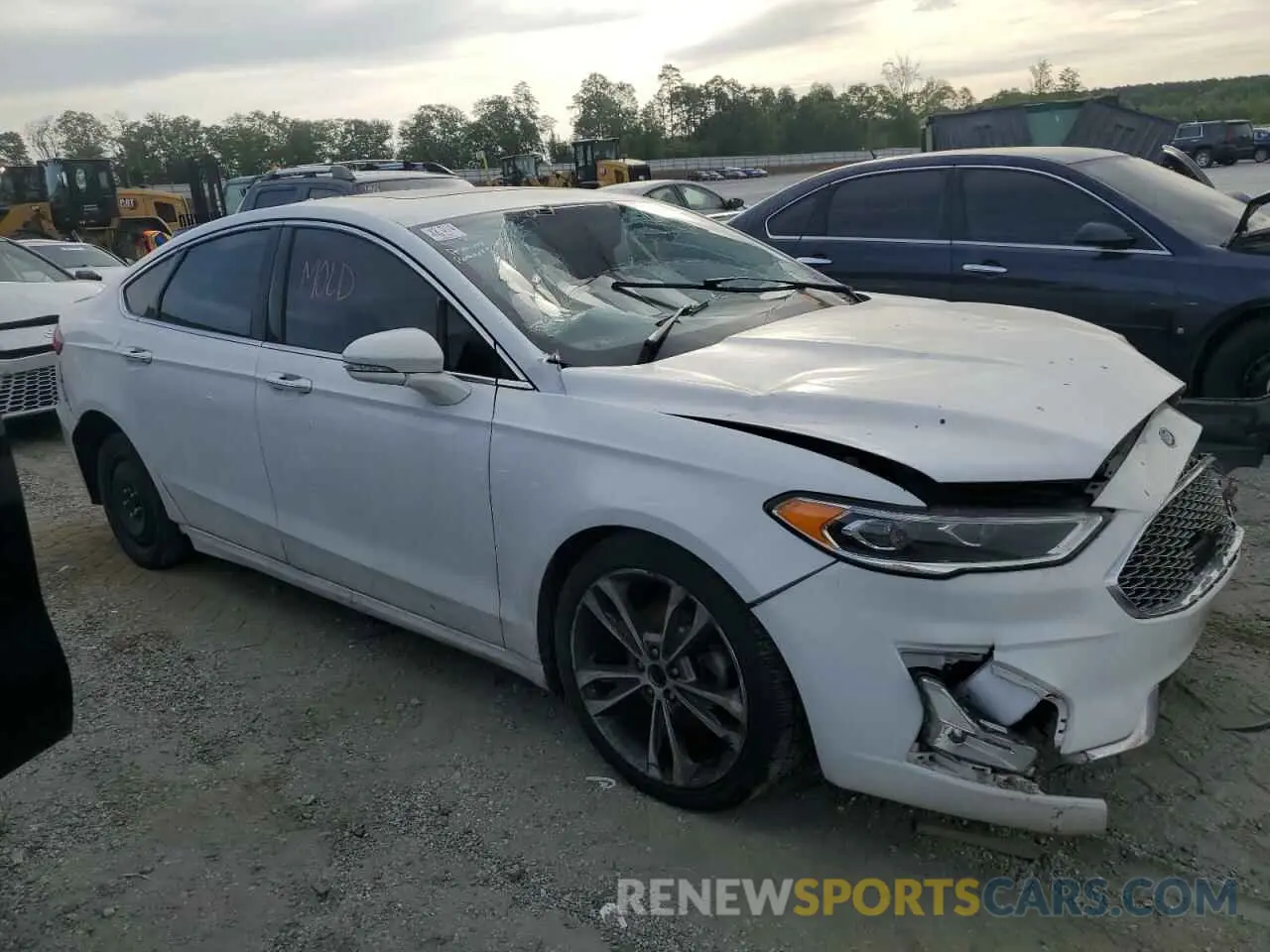 4 Photograph of a damaged car 3FA6P0D98LR153346 FORD FUSION 2020