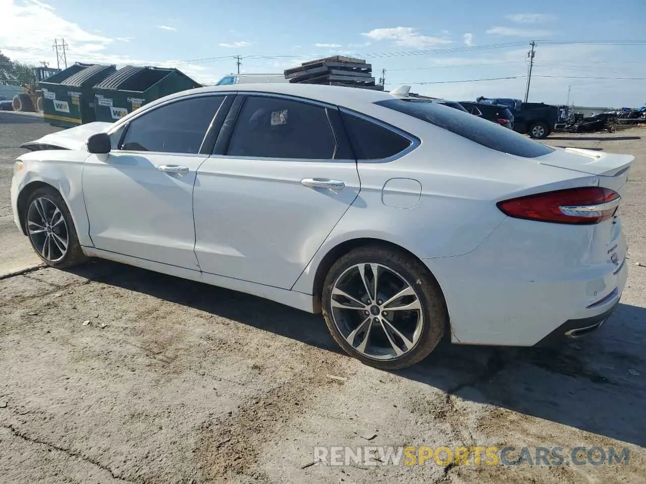 2 Photograph of a damaged car 3FA6P0D98LR176335 FORD FUSION 2020