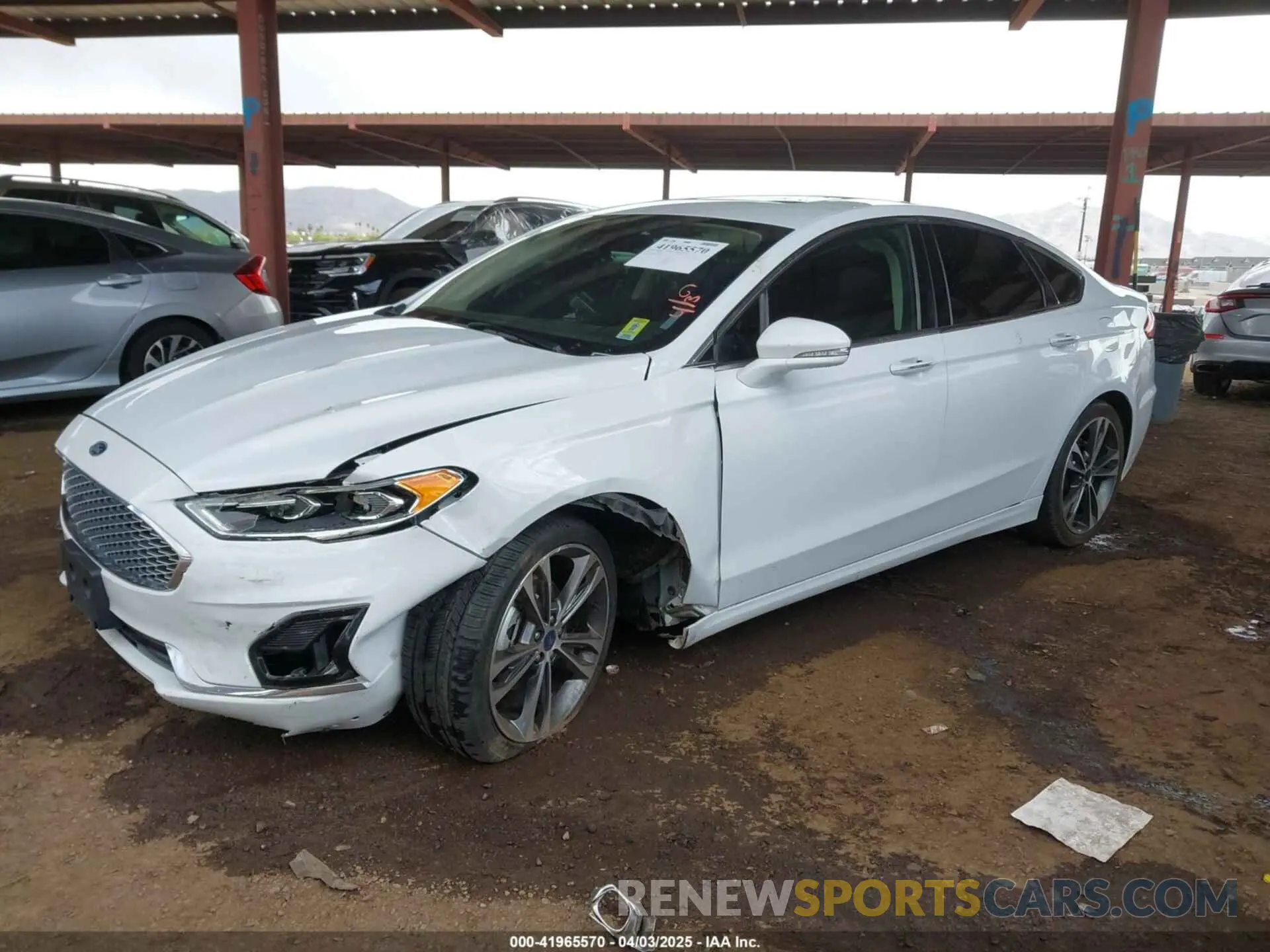 2 Photograph of a damaged car 3FA6P0D99LR115284 FORD FUSION 2020