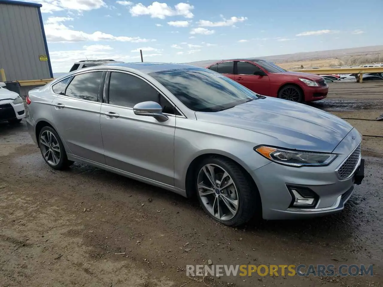 4 Photograph of a damaged car 3FA6P0D99LR192835 FORD FUSION 2020