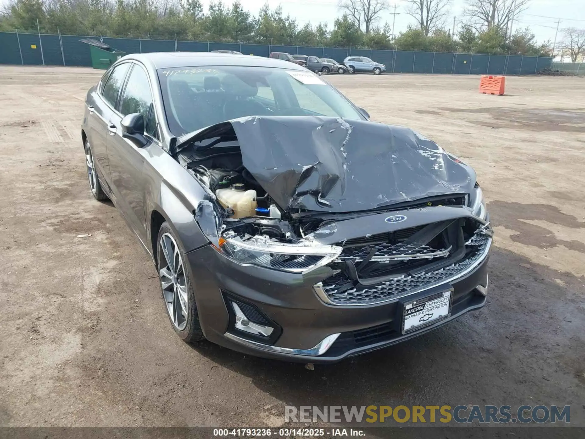 1 Photograph of a damaged car 3FA6P0D9XLR115438 FORD FUSION 2020