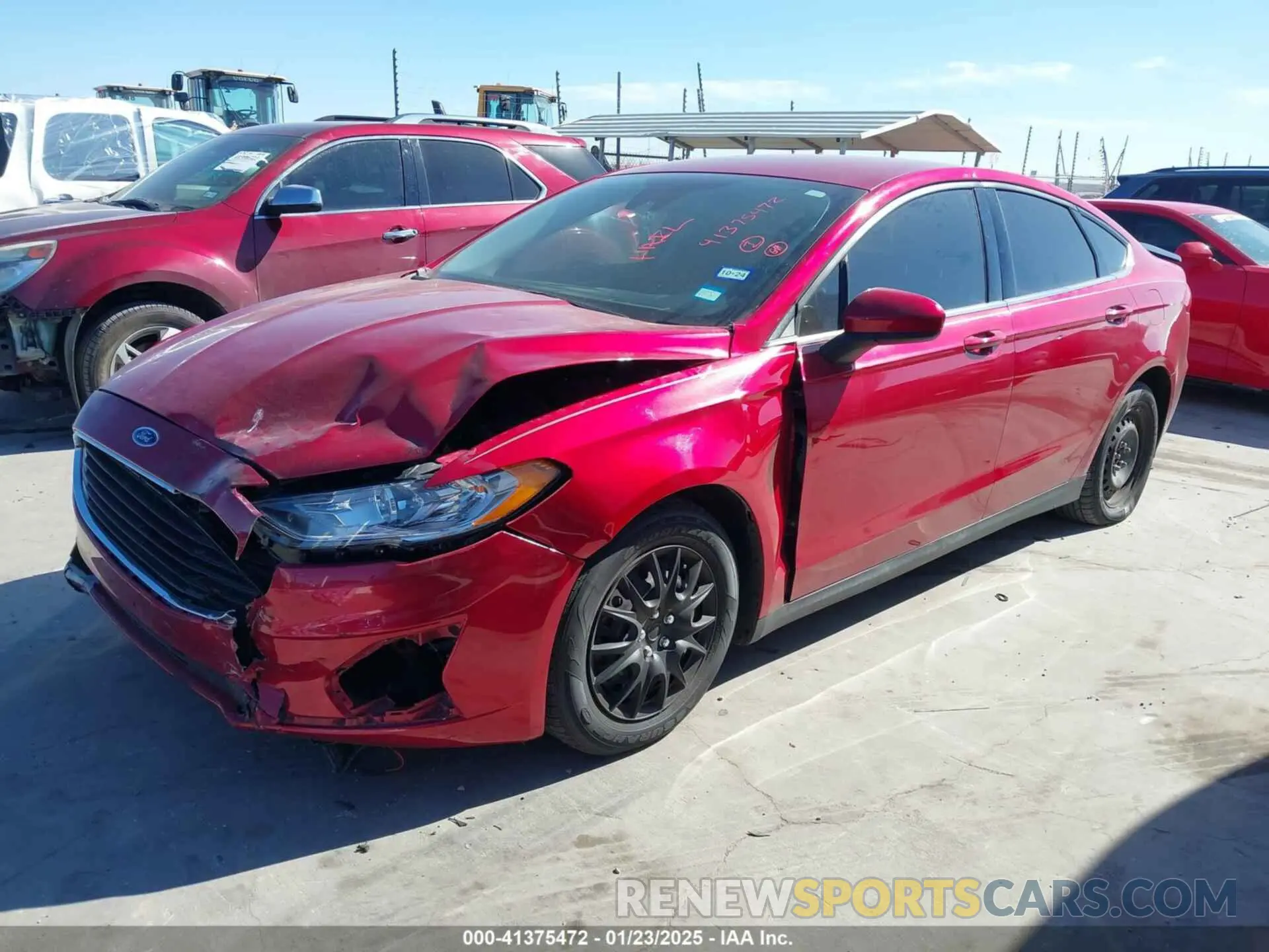 2 Photograph of a damaged car 3FA6P0G71LR180916 FORD FUSION 2020