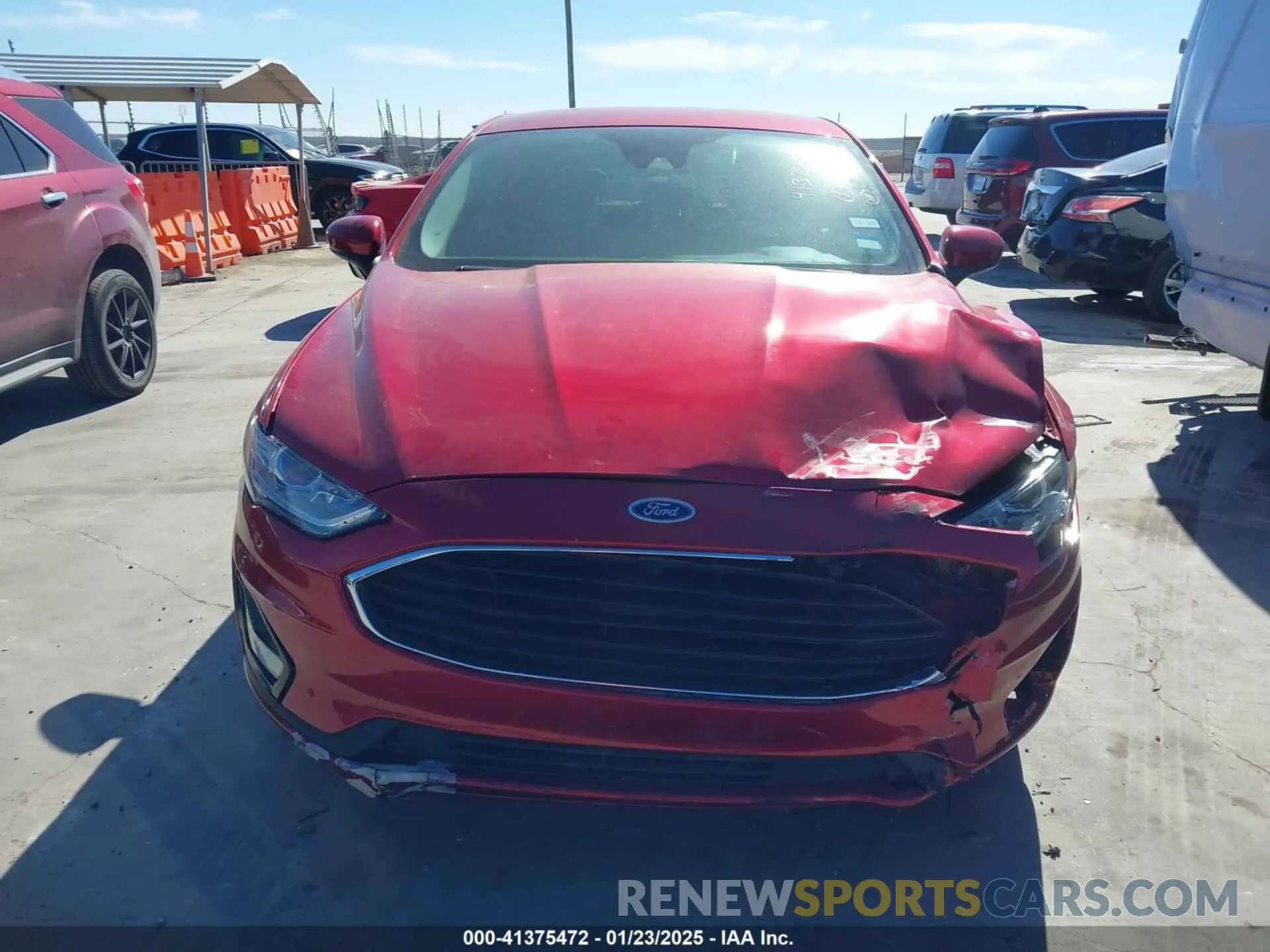 6 Photograph of a damaged car 3FA6P0G71LR180916 FORD FUSION 2020