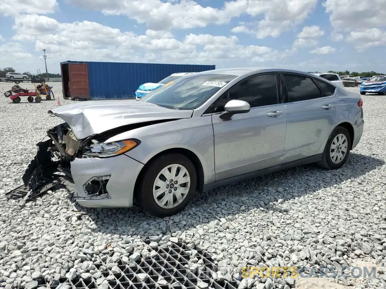 1 Photograph of a damaged car 3FA6P0G73LR104498 FORD FUSION 2020