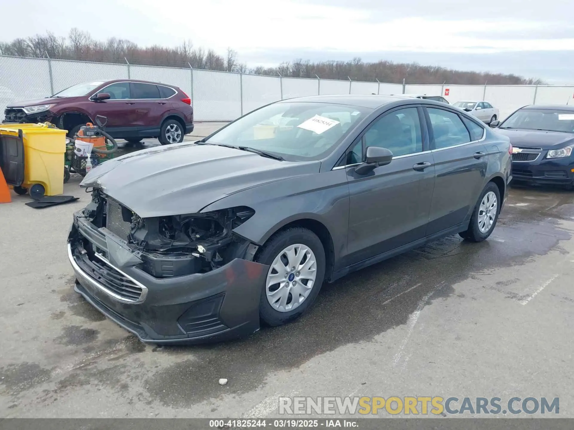 2 Photograph of a damaged car 3FA6P0G73LR225323 FORD FUSION 2020