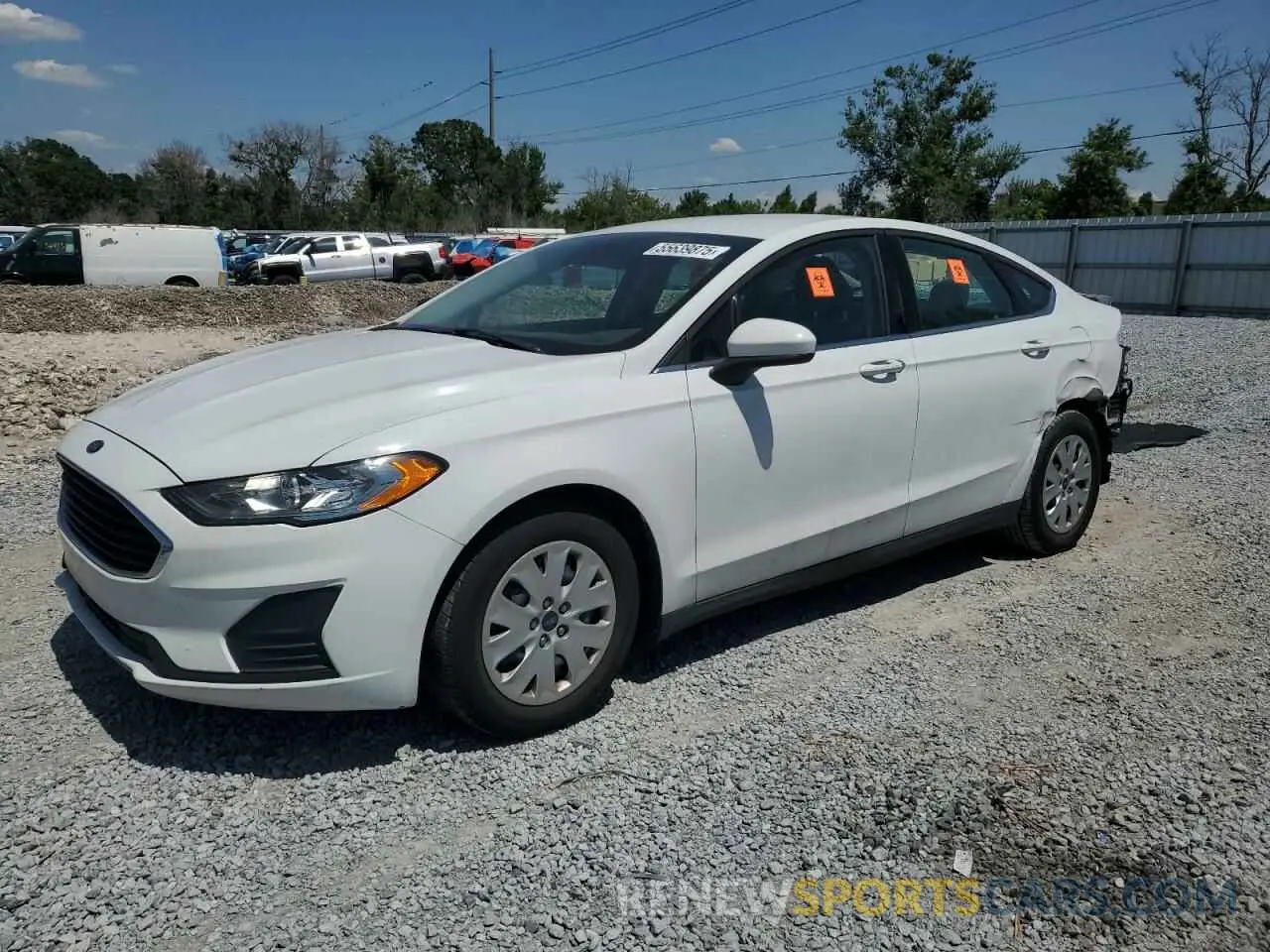 1 Photograph of a damaged car 3FA6P0G77LR104231 FORD FUSION 2020