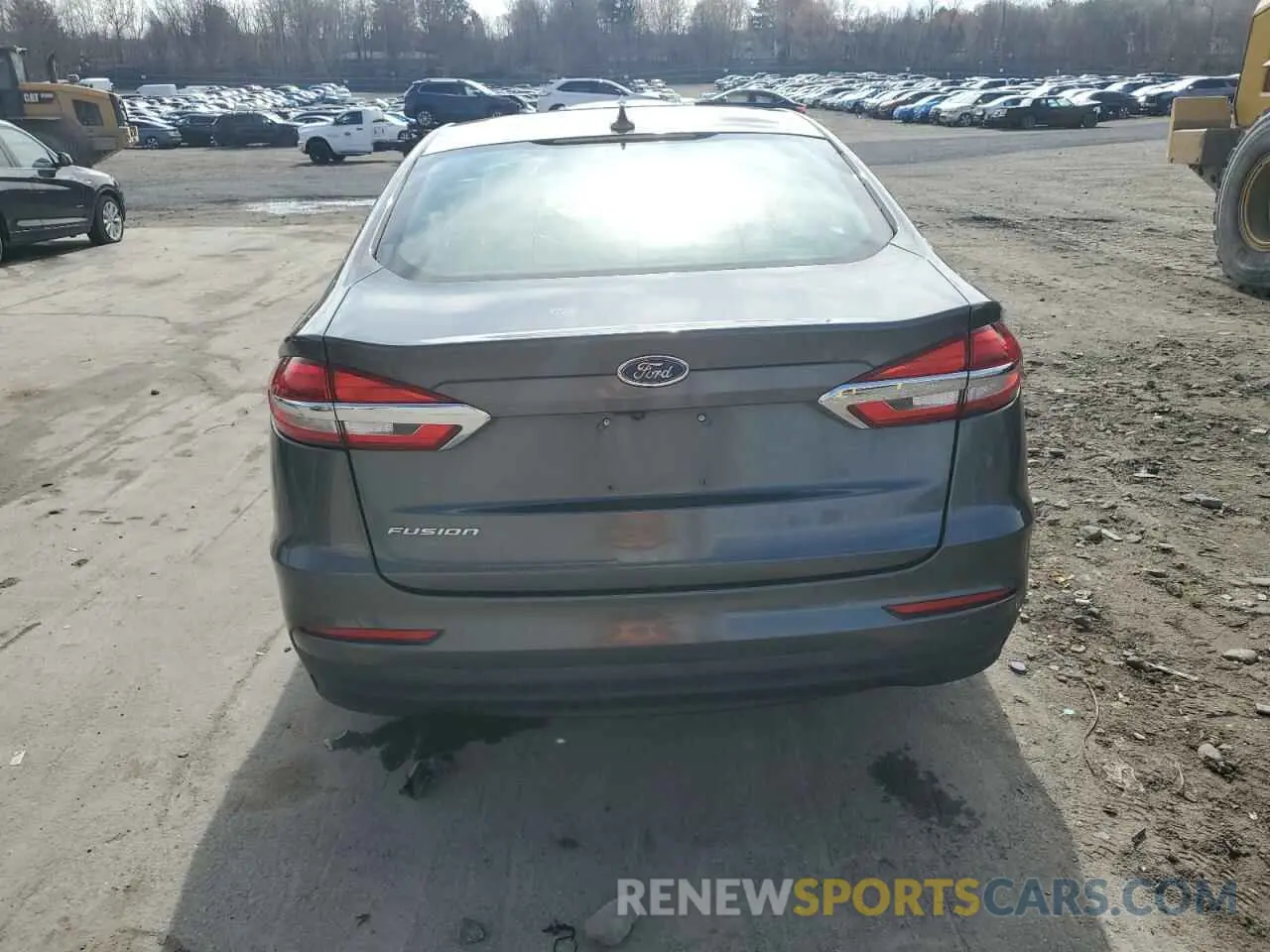 6 Photograph of a damaged car 3FA6P0G77LR118517 FORD FUSION 2020