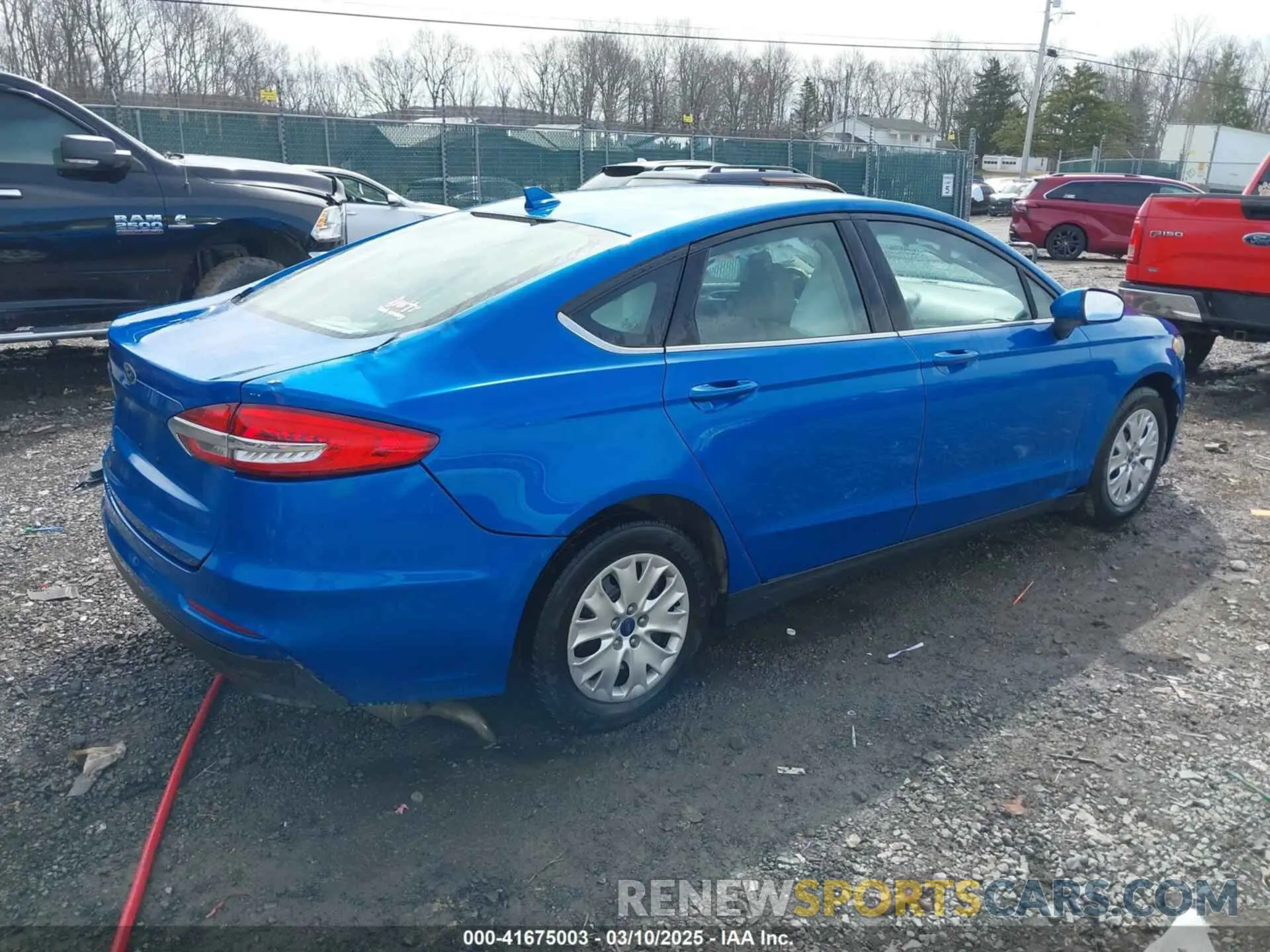 4 Photograph of a damaged car 3FA6P0G7XLR200127 FORD FUSION 2020
