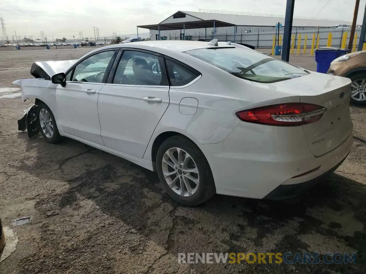 2 Photograph of a damaged car 3FA6P0H71LR244631 FORD FUSION 2020