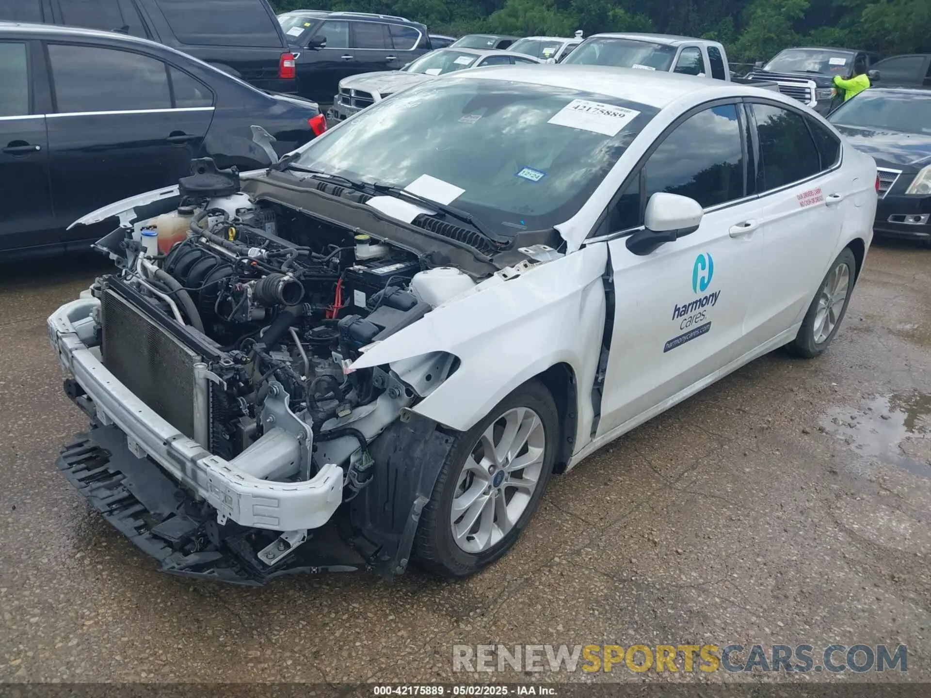 2 Photograph of a damaged car 3FA6P0H76LR154018 FORD FUSION 2020