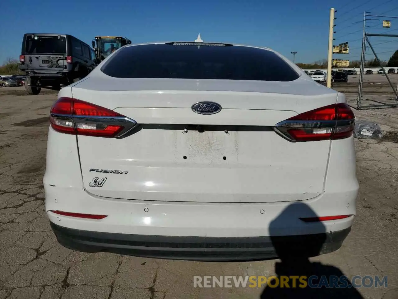 6 Photograph of a damaged car 3FA6P0H7XLR128487 FORD FUSION 2020