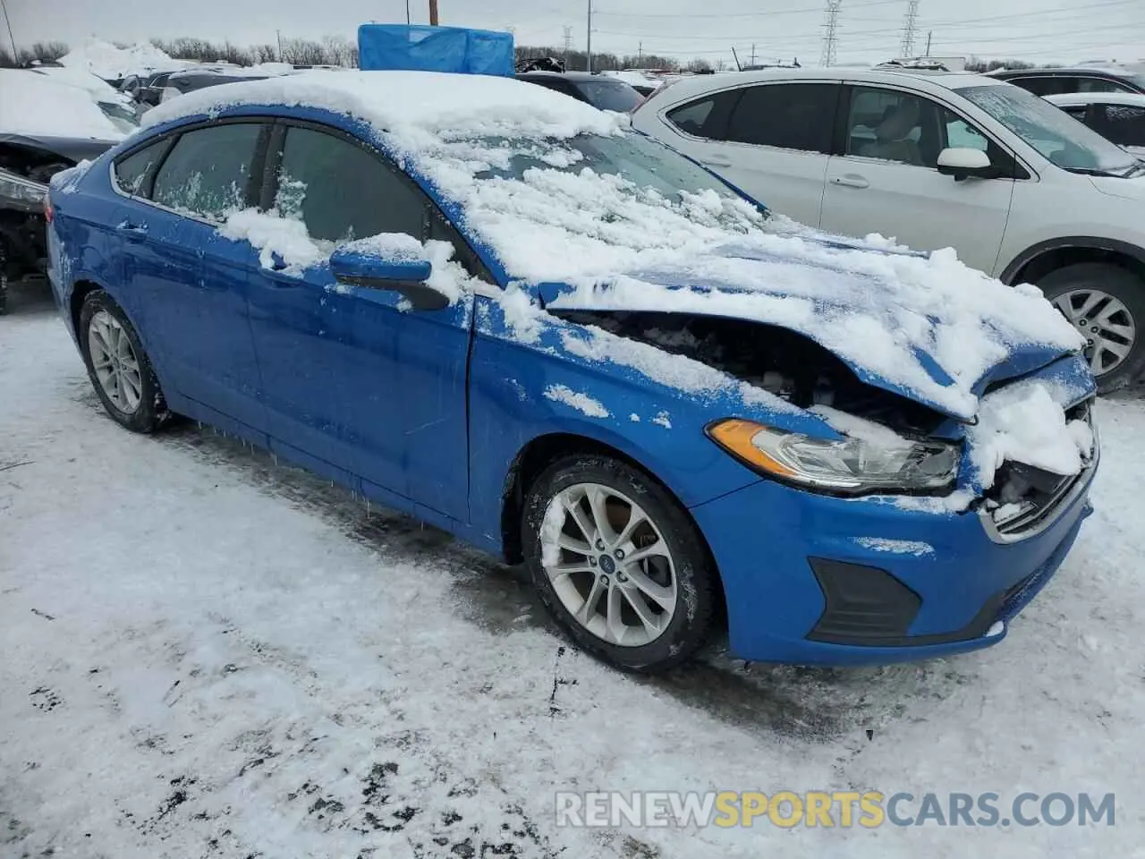 4 Photograph of a damaged car 3FA6P0HD0LR107945 FORD FUSION 2020