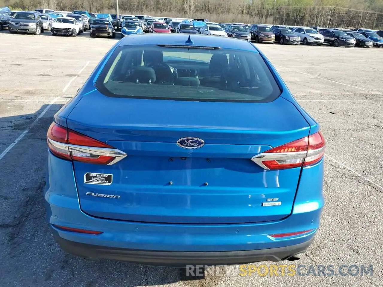 6 Photograph of a damaged car 3FA6P0HD0LR108867 FORD FUSION 2020
