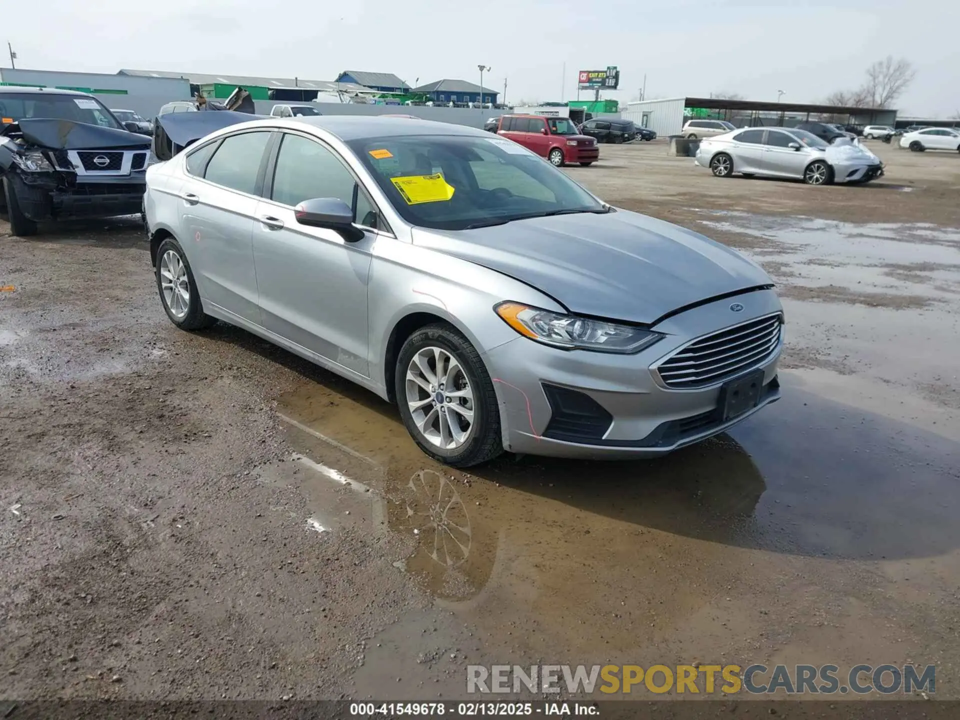 1 Photograph of a damaged car 3FA6P0HD0LR111008 FORD FUSION 2020
