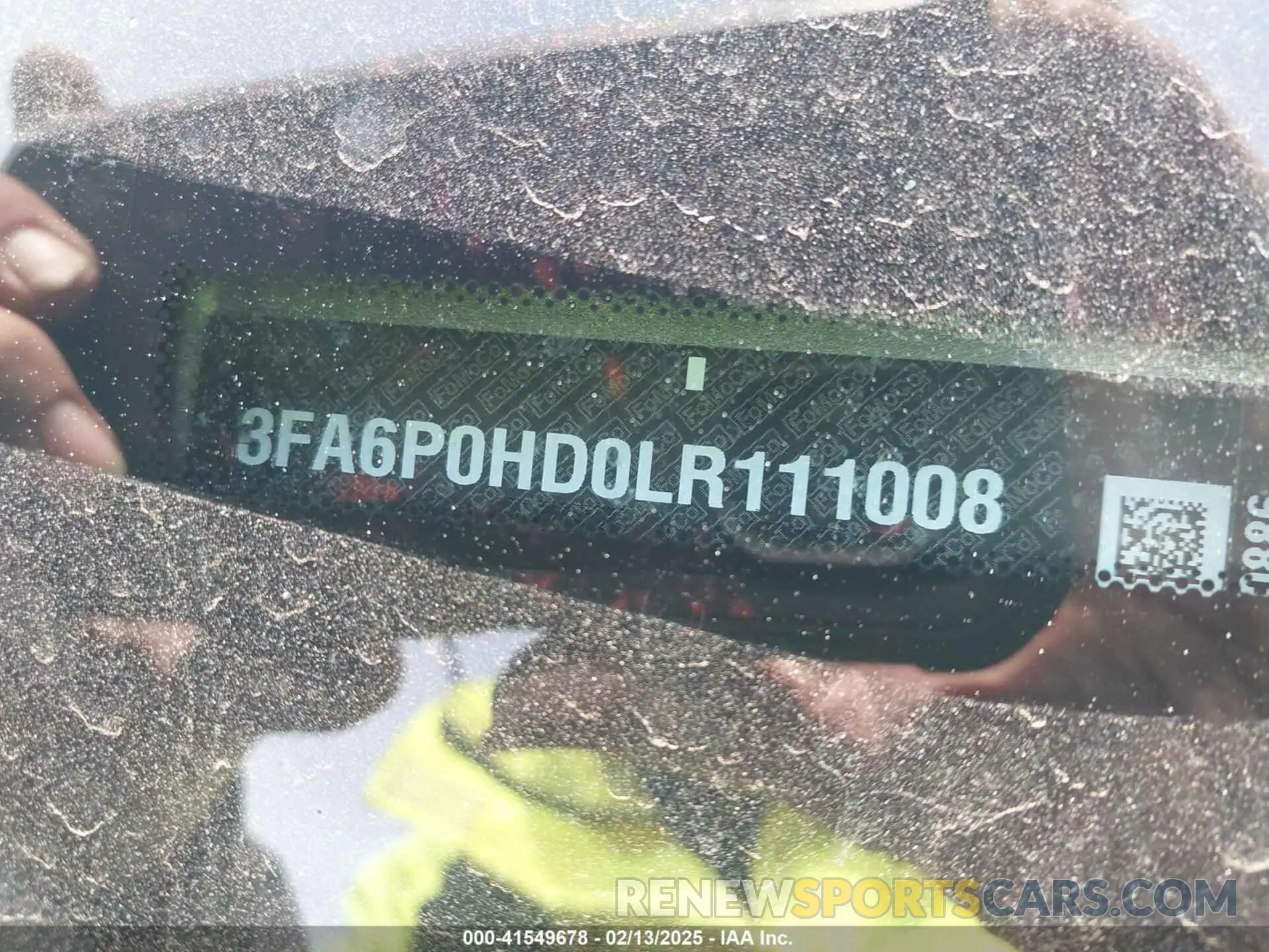9 Photograph of a damaged car 3FA6P0HD0LR111008 FORD FUSION 2020
