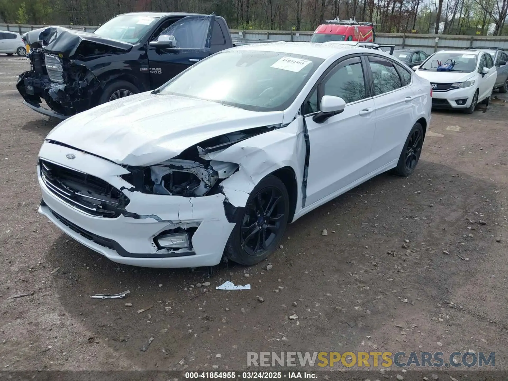 2 Photograph of a damaged car 3FA6P0HD0LR143408 FORD FUSION 2020