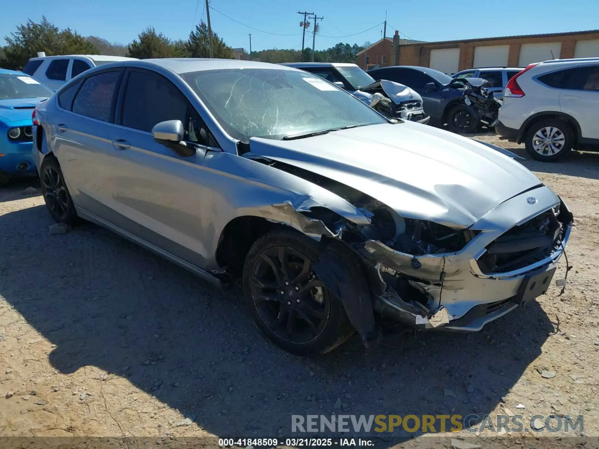 1 Photograph of a damaged car 3FA6P0HD0LR163786 FORD FUSION 2020