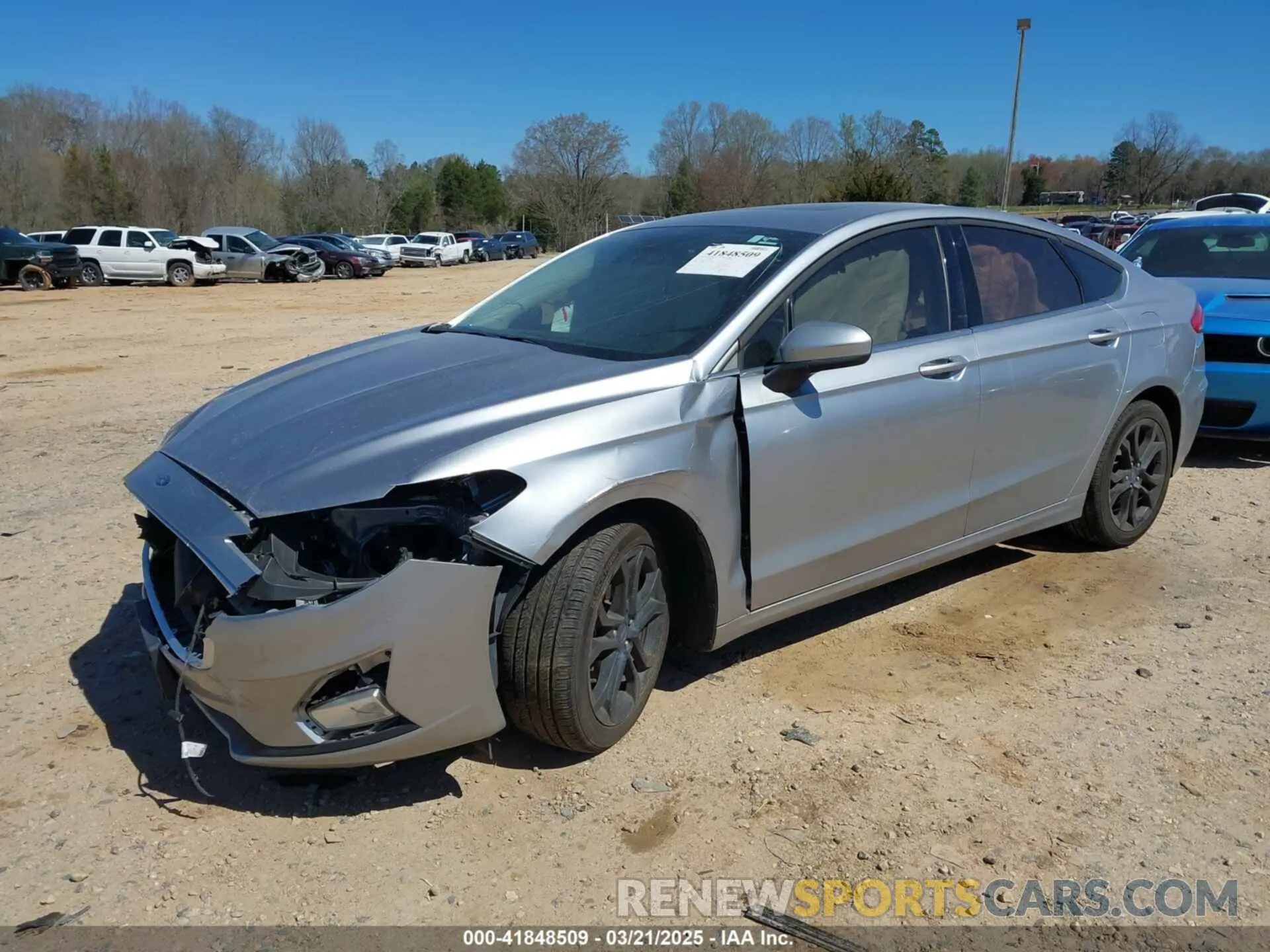 2 Photograph of a damaged car 3FA6P0HD0LR163786 FORD FUSION 2020