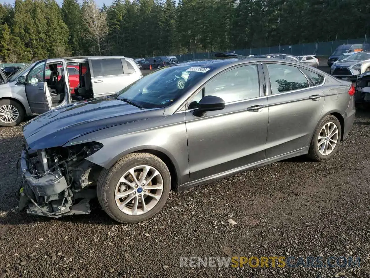 1 Photograph of a damaged car 3FA6P0HD0LR191572 FORD FUSION 2020
