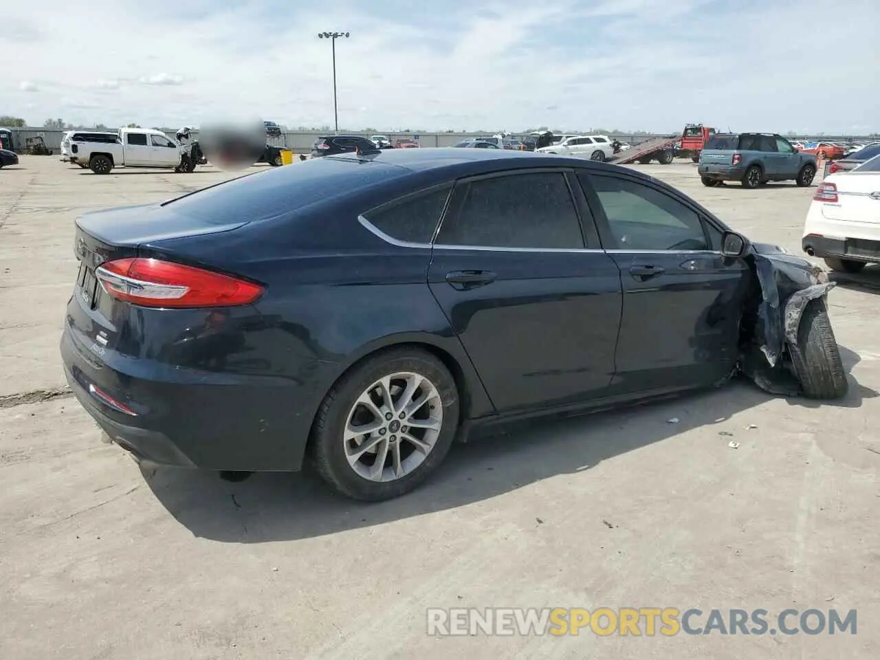 3 Photograph of a damaged car 3FA6P0HD0LR198795 FORD FUSION 2020