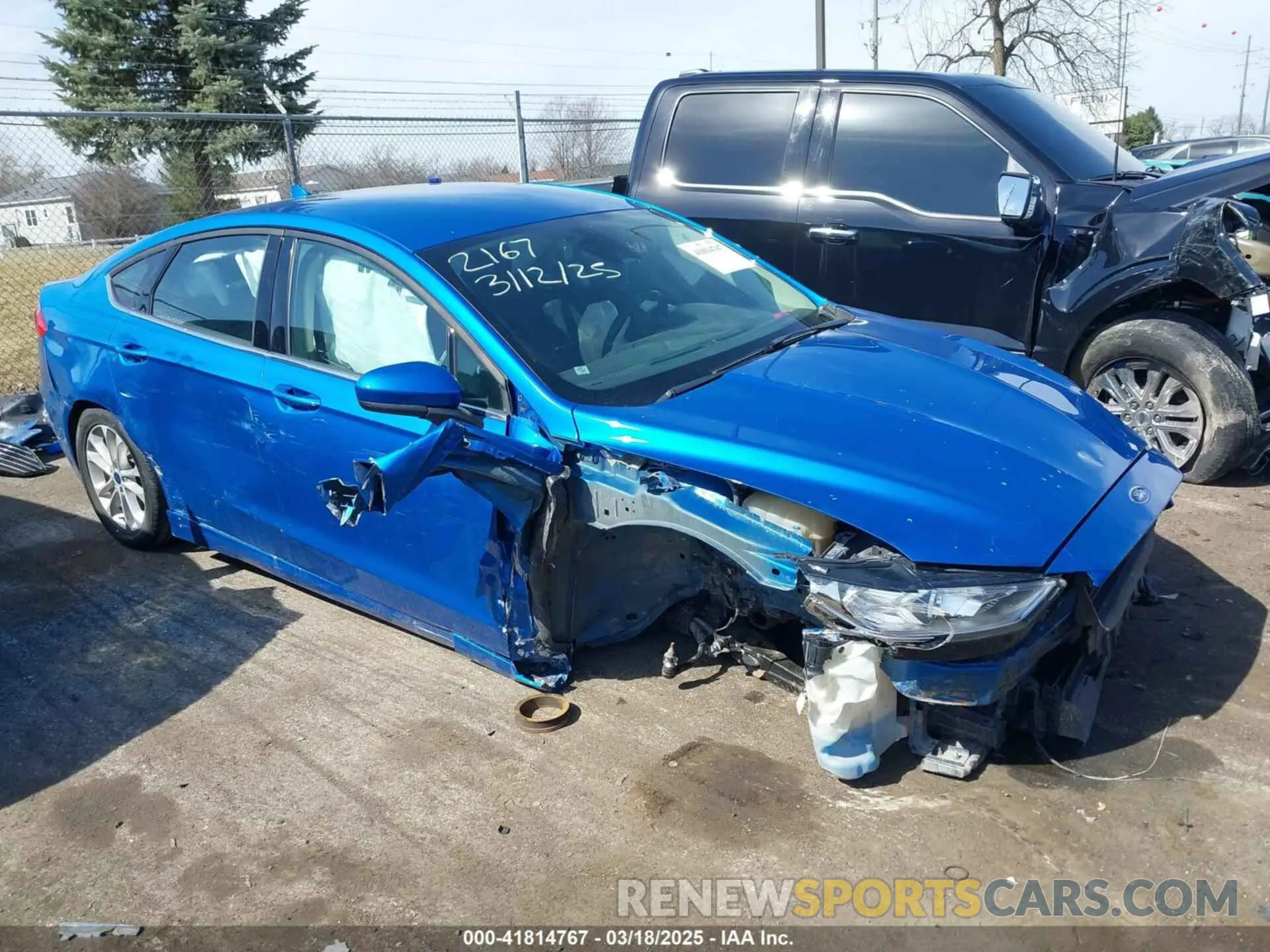 1 Photograph of a damaged car 3FA6P0HD0LR232167 FORD FUSION 2020