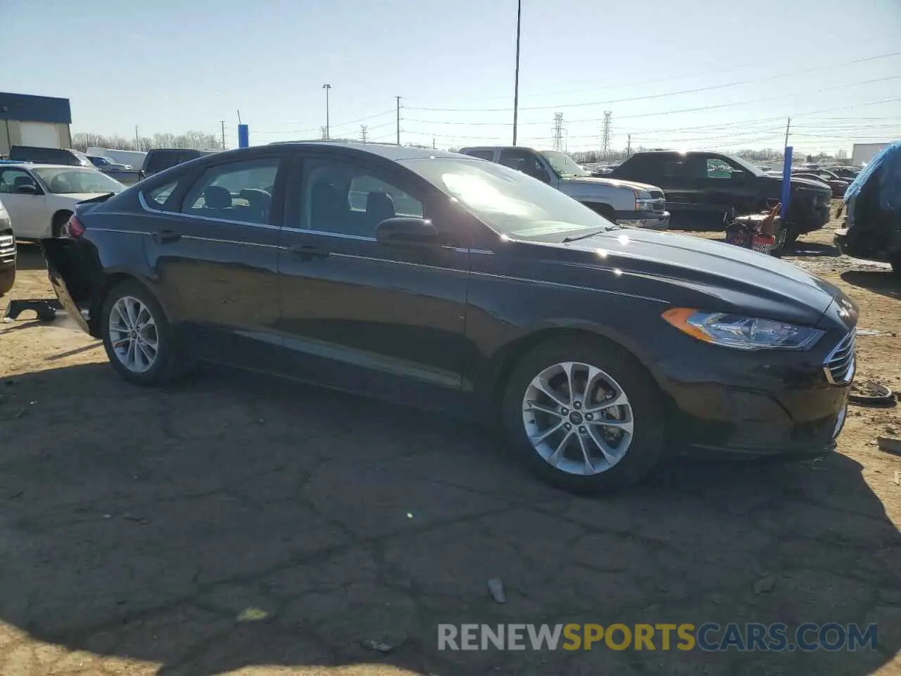 4 Photograph of a damaged car 3FA6P0HD0LR259207 FORD FUSION 2020
